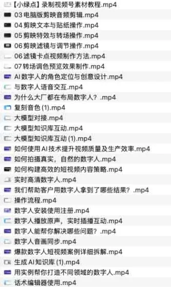 AI数字人制作：零基础至大神进阶课程
