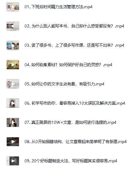 职场人士下班写作成长课程：从零到变现全流程指南