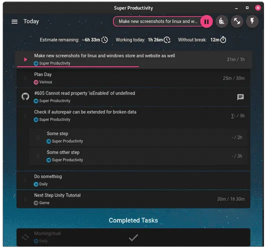 Super Productivity任务管理软件 v8.0.10