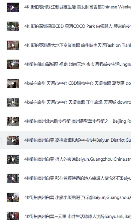 深圳、广州、西安城市夜生活实拍视频