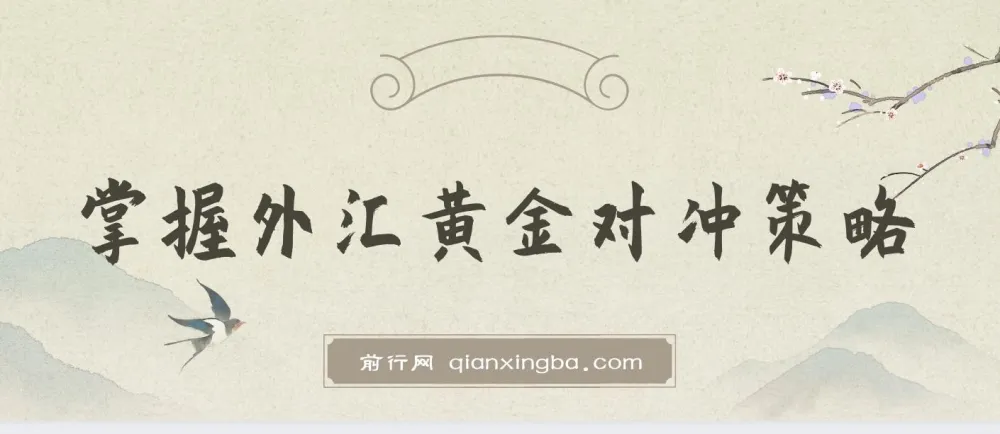外汇黄金对冲投资策略:小众高回报创业机遇