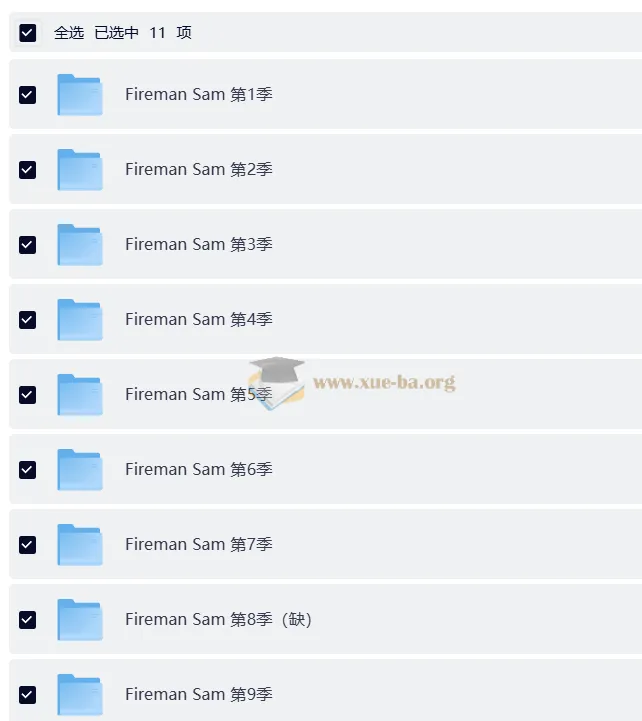 儿童安全教育动画片《消防员山姆》(中英双版)