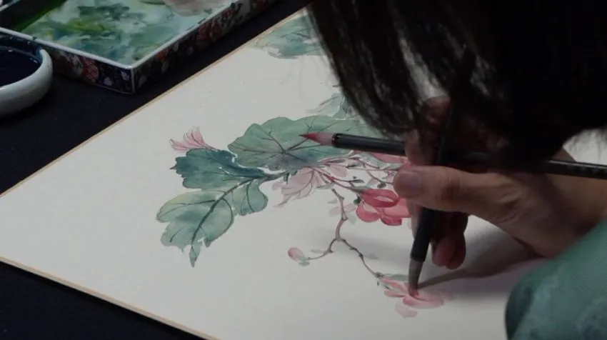 零基础国画入门:小马啸羽没骨花鸟技法精讲课程