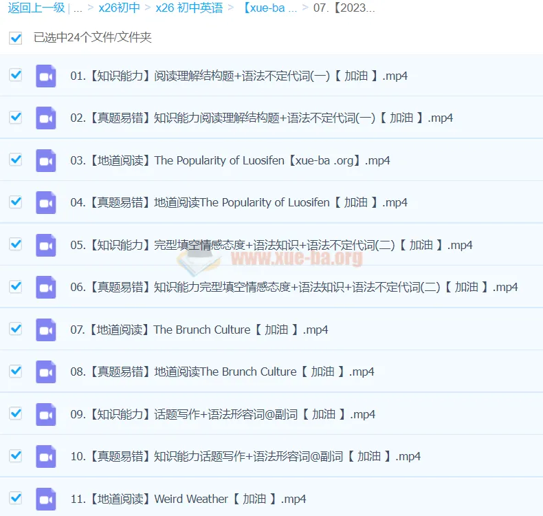 2023春下初一英语S班（靳旸宁）