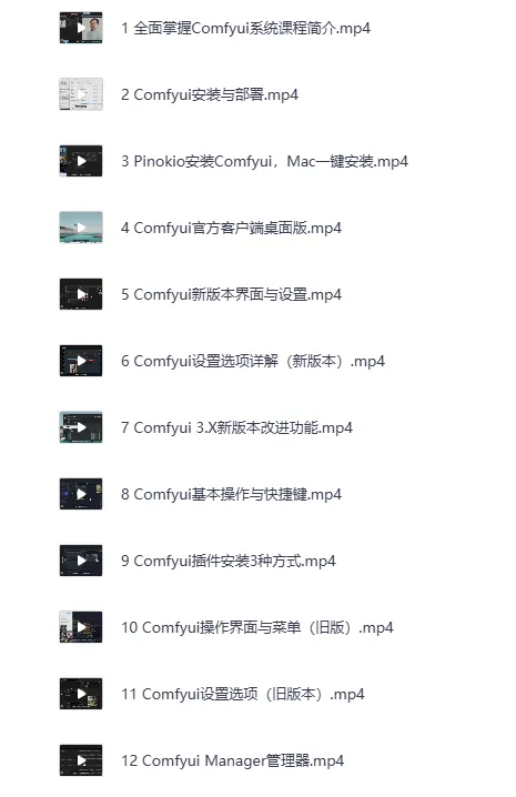 B站精品课:CG迷李辰《全面掌握Comfyui系统教程》