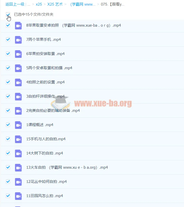 跟着yb学摄影课程
