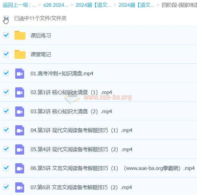 国家玮 2024 高三高考语文二轮第四阶段课程