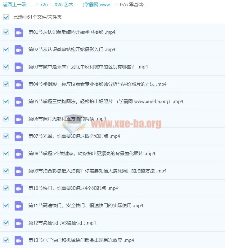 零基础摄影入门课程:适用于佳能、索尼、尼康、富士用户