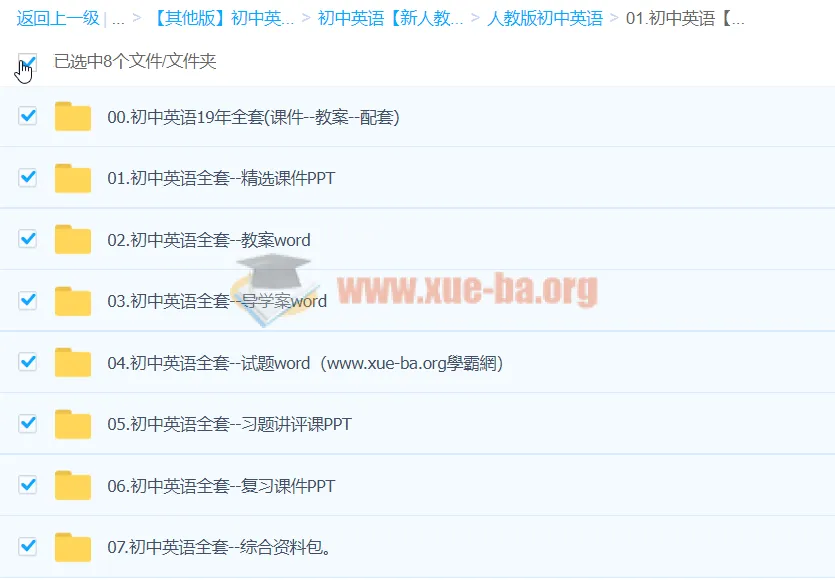 人教版初中英语课件PPT/教案/导学案/试题合集