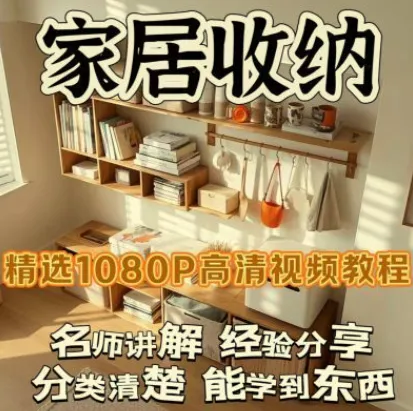 家居收纳课：一次整理，永不复乱，打造舒适家居空间