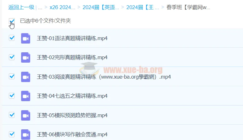 2024高三高考英语王赞英语春季班（更新中）