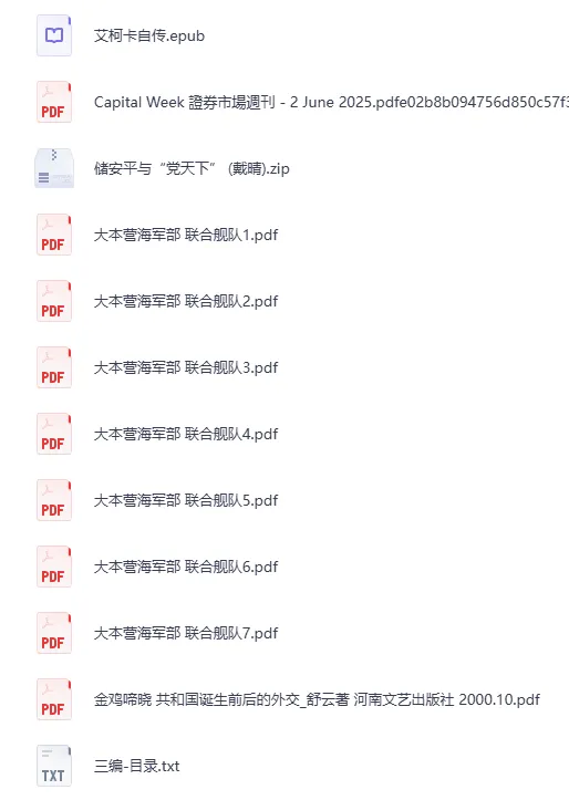 32本精品个人收藏电子书:涵盖传记、历史、文学等多领域佳作