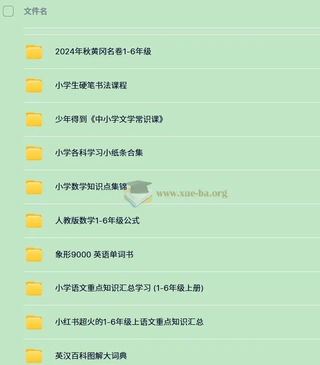 3500+份小学全科付费学习资料大合集
