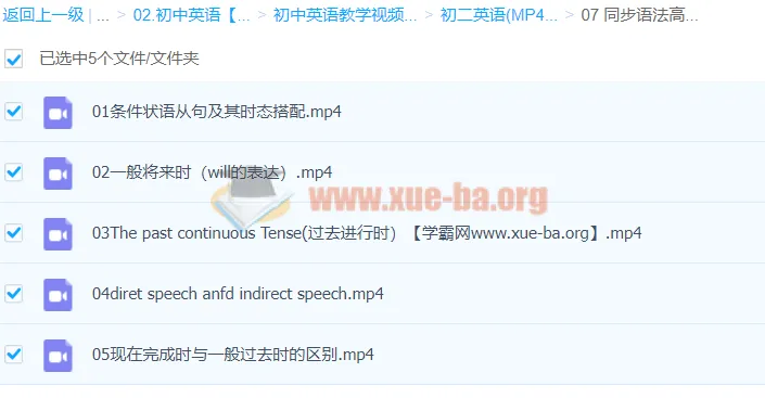 初中英语同步语法课程：高洁精讲