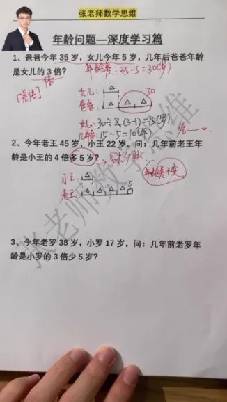 张老师L3数学思维提升课：30讲巧算+应用题+图形专题，助力小学中高年级数学提升