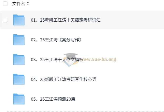 2025王江涛考研英语资料合辑