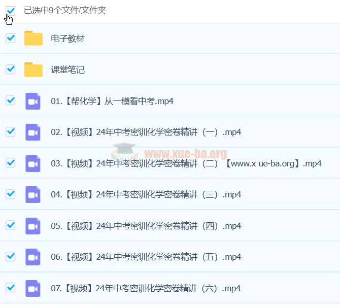 杨雯智2024初三中考化学冲刺密训班