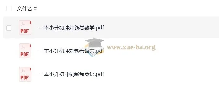 《一本小升初冲刺新卷》：助力小升初备考
