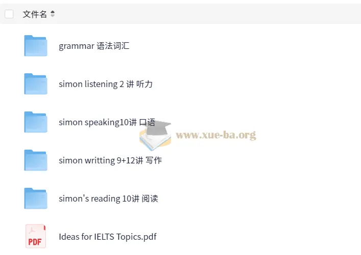Simon 雅思英语全套学习资源