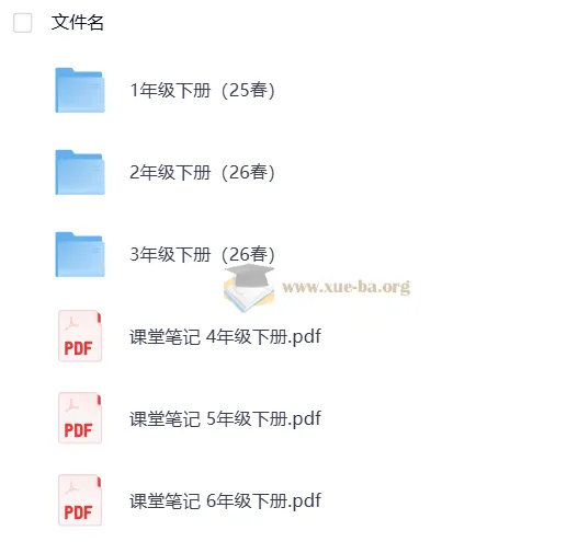 2026 人教版小学语文 1 - 6 年级下册课堂笔记：寒假预习资料
