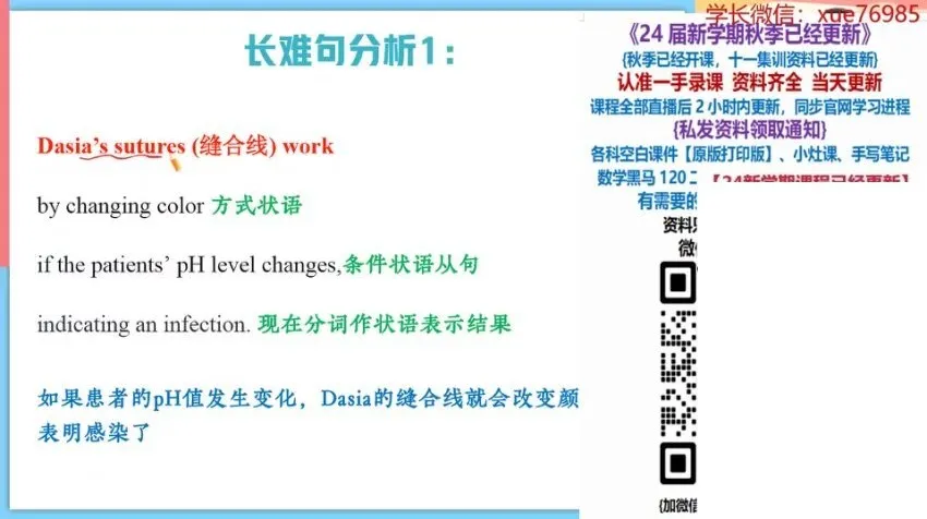 2024高一英语秋季提升班：古蓉蓉精讲笔记与技巧突破