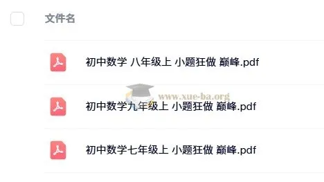 《小题狂做 巅峰版:苏科版7 - 9年级上册数学练习资料》