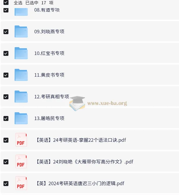 2024考研英语全品牌讲义大全
