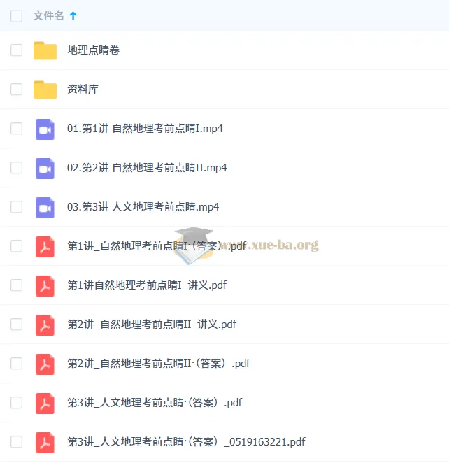 周欣2025高考地理点睛班:考前冲刺提分全攻略