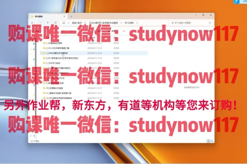 2024徐敏高考数学精讲班:核心考点突破与题型精解全攻略