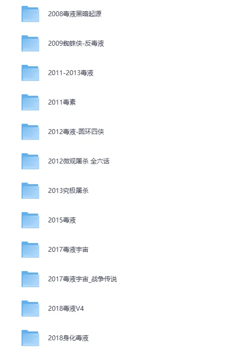 毒液漫画合集（全彩PDF版）全系列收录
