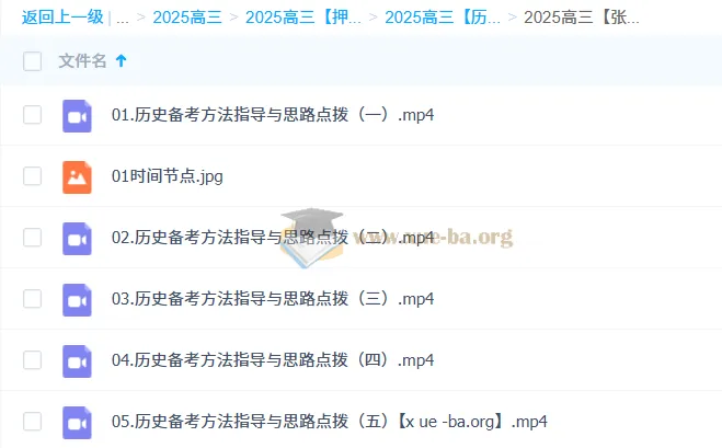 张志浩 2025高三高考历史冲刺课 备考方法指导与思路点拨