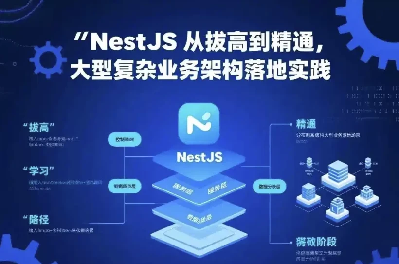 NestJS从拔高到精通：大型复杂业务架构落地实战课