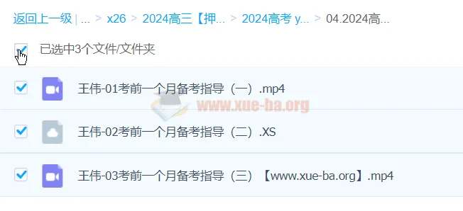 王伟数学 2024高三高考数学押题冲刺班