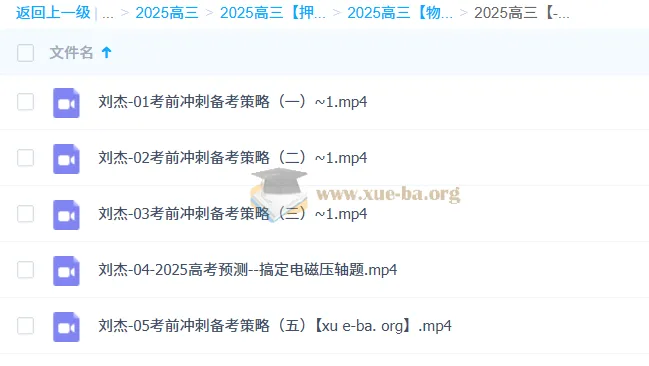 刘杰 2025高三高考物理冲刺班 考前策略与电磁压轴题精讲