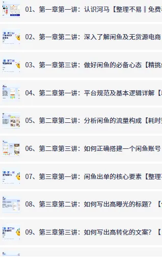 河马电商2026闲鱼无货源核心实战教程