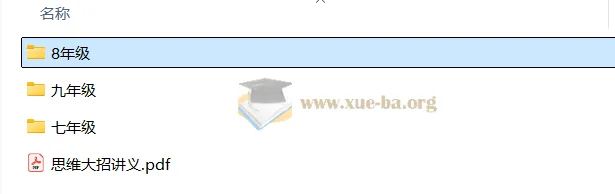 初中数学大招思维:重要题型与重难点精讲资料