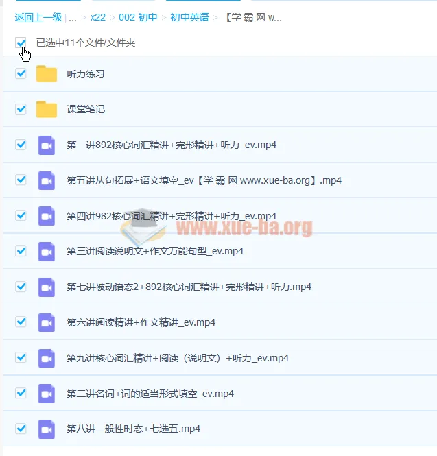 毕玉琪2020暑初三英语暑假班9讲全课程含讲义完结