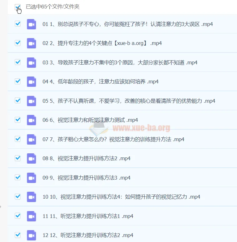 孩子超强专注力训练课:10节系统课程,科学提升学习注意力