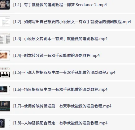 即梦Seedance 2.0漫剧实操:从小说到成片全流程教程