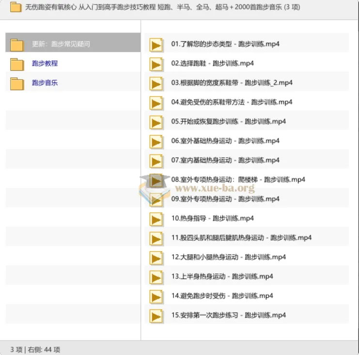 无伤跑姿与有氧核心训练：从入门到全马超马的系统教程，附2000首跑步音乐