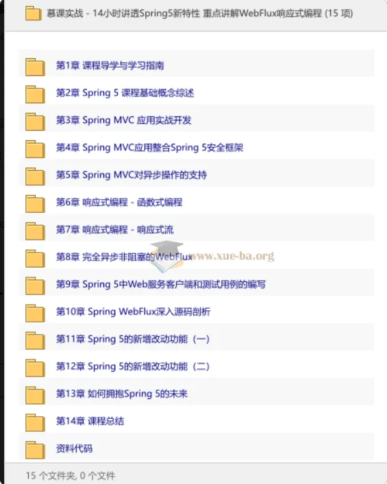 Spring5新特性深度解析:14小时实战WebFlux响应式编程