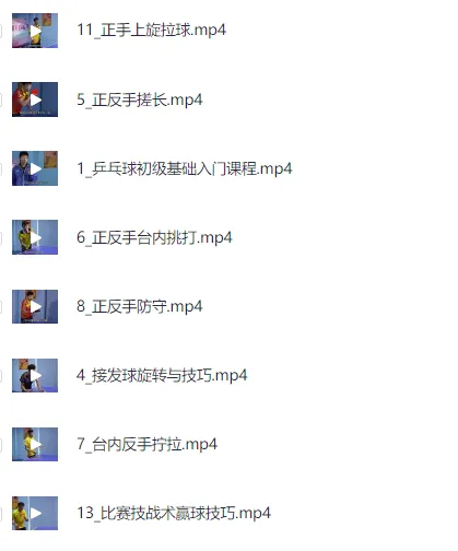 国手尹航亲授乒乓球系统教学课程