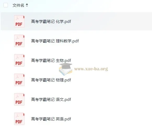 清华大学状元笔记 初中+高中全科合集 学霸手写精华整理