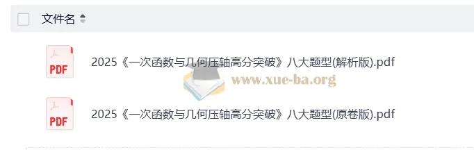 2025初中数学一次函数与几何压轴高分突破 八大题型精讲