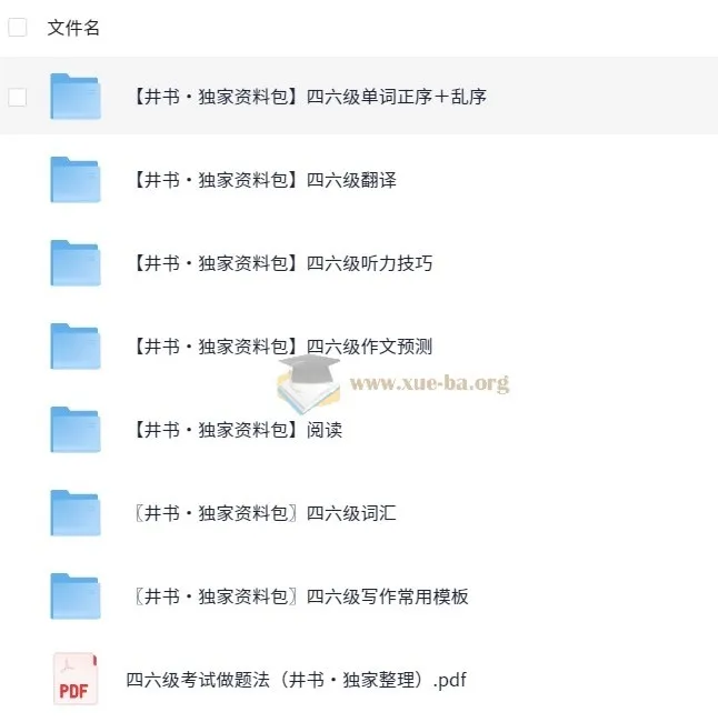 2025年大学英语四六级复习资料独家整理