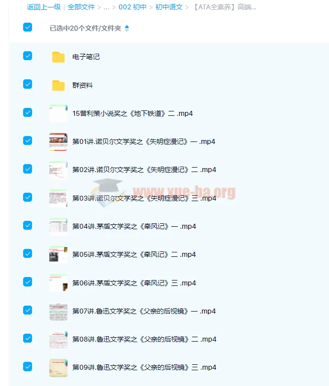包君成语文:ATA全素养高端文学系列(A)深度精讲