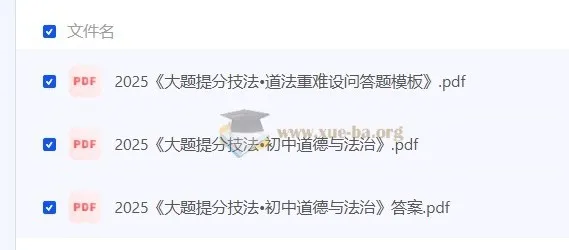 2025《大题提分技法》初中道法+历史：万唯专攻大题解题模板与核心考点