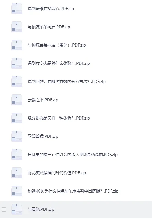 知乎精选集：3822篇高赞回答PDF合集（去重版）