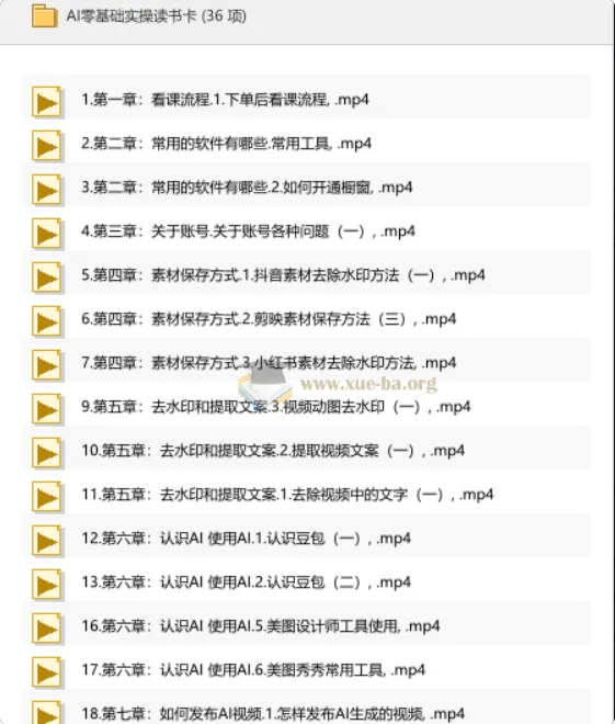 AI零基础实操读书卡:从入门到变现的全流程视频教程