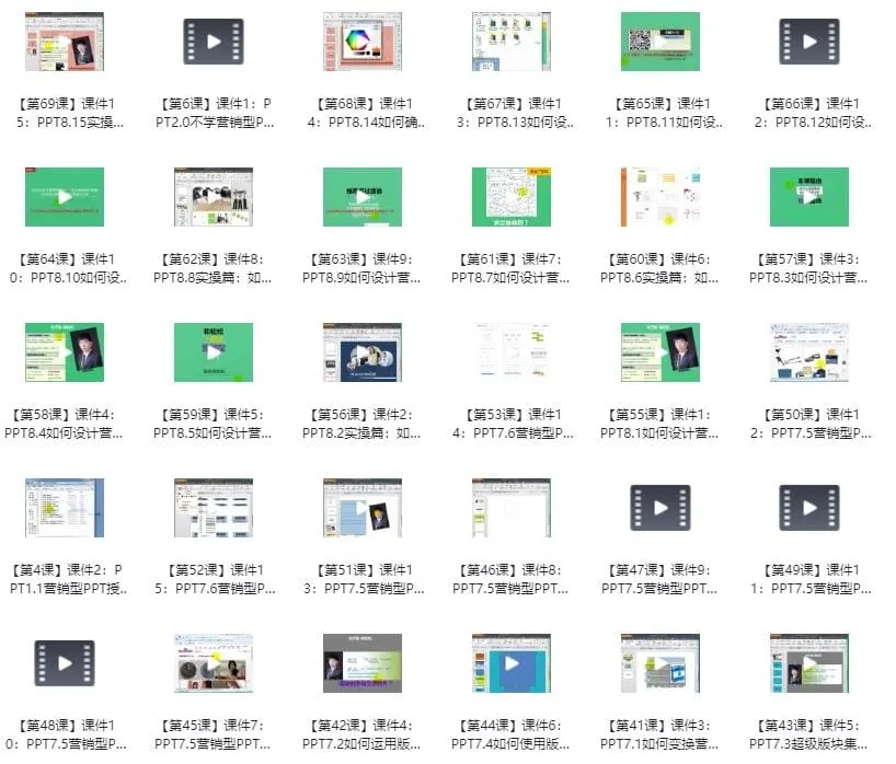 3天掌握营销型PPT核心技能:从入门到实战全套课程
